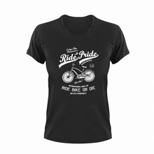Load image into Gallery viewer, Ride With Pride Unisex T-Shirt Gift Idea 121
