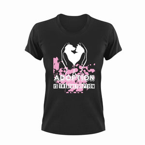 ADOPTION T-ShirtAdopt, animals, dog, hearts, Ladies, Mens, pets, Unisex