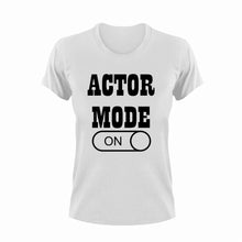 Load image into Gallery viewer, Actor Mode ON T-Shirtactor, entertainment, Ladies, Mens, Mode On, movie, scary movies, Unisex
