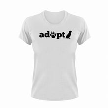 Load image into Gallery viewer, Adopt T-Shirt 1Adopt, animals, cat, dog, Ladies, Mens, pets, Unisex
