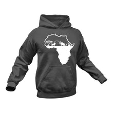 Load image into Gallery viewer, Africa Themed Hoodie - This Could Make a Great Gift Idea
