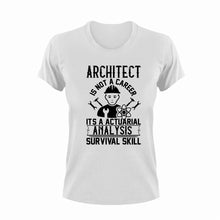 Load image into Gallery viewer, Architect Is Not A Career Novelty T-Shirtarchitect, coffee, funny, Ladies, Mens, Unisex
