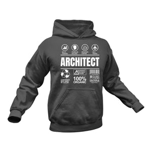 Architect Contents Inside Hoodie - Makes a Great Gift for that Someone Special