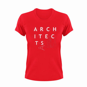 Architects Novelty T-Shirtarchitect, Ladies, Mens, stylized, Unisex