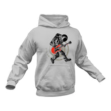 Load image into Gallery viewer, Astronaut Playing Guitar Cotton Hoodie, Best Gift Idea for those who like Space
