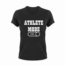 Load image into Gallery viewer, Athlete Mode ON T-Shirtathlete, Ladies, Mens, Mode On, running, sport, Unisex
