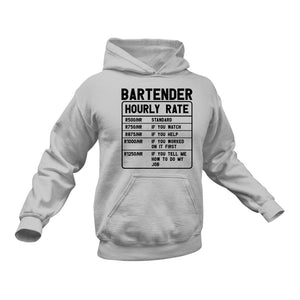 Bartender Funny Hoodie - Makes a Great Gift idea for a Friend's Birthday or Christmas