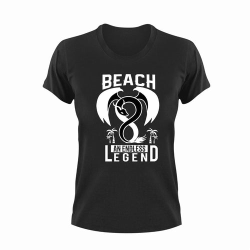 Beach Dragon An Endless Legend Novelty T-Shirtbeach, beach fun, dragon, Ladies, legend, Mens, Unisex