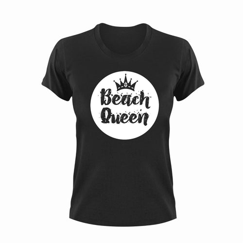 Beach Queen Novelty T-Shirtbeach, beach fun, Ladies, Mens, queen, Unisex