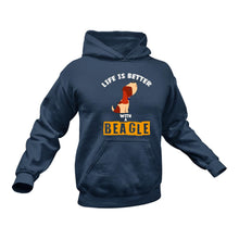 Load image into Gallery viewer, Life Is Better with A Beagle Dog Hoodie - Birthday Gift or Christmas Present
