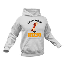 Load image into Gallery viewer, Life Is Better with A Beagle Dog Hoodie - Birthday Gift or Christmas Present
