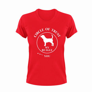 Beagle Circle Of Trust Dog T-Shirtbeagle, circle of trust, dog, dogs, Ladies, Mens, pets, Unisex