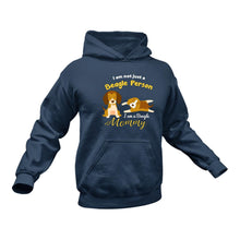 Load image into Gallery viewer, I am not a Beagle Person I am a Beagle Mommy Hoodie
