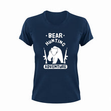 Load image into Gallery viewer, Bear Hunting Adventure Novelty T-ShirtAdventure, bear, hunt, hunter, hunting, Ladies, Mens, Unisex
