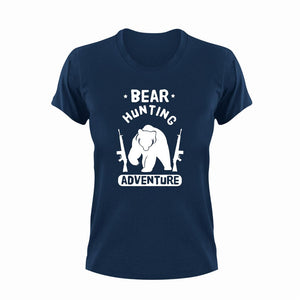 Bear Hunting Adventure Novelty T-ShirtAdventure, bear, hunt, hunter, hunting, Ladies, Mens, Unisex