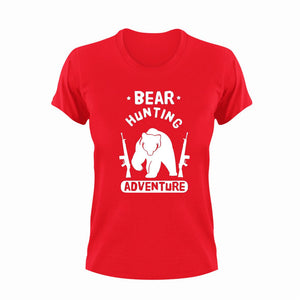 Bear Hunting Adventure Novelty T-ShirtAdventure, bear, hunt, hunter, hunting, Ladies, Mens, Unisex