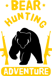 Bear Hunting Adventure Hoodie - Gift Idea for Hunters