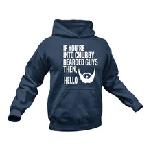 Load image into Gallery viewer, Bearded Chubby Guy Hoodie - Funny Gift Idea
