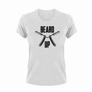 Beard Up Novelty T-Shirtbeard, bearded, facial hair, Ladies, Mens, Unisex