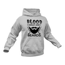 Load image into Gallery viewer, Blood Sweat and Beards Cotton Hoodie, Best Gift Idea for Him
