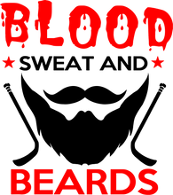 Load image into Gallery viewer, Blood Sweat and Beards Cotton Hoodie, Best Gift Idea for Him
