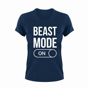 Beast mode on T-Shirtbeast, gym, Ladies, Mens, Unisex, weights