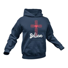 Load image into Gallery viewer, Believe Cotton Hoodies, This Makes a Great Gift Idea
