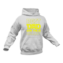 Load image into Gallery viewer, Best Dad in the Galaxy Hoodie - Gift Idea for Dad

