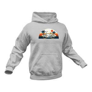Bicycle and Surf Hoodie - Gift Idea for Surfers