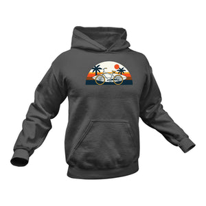 Bicycle and Surf Hoodie - Gift Idea for Surfers
