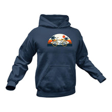 Load image into Gallery viewer, Bicycle and Surf Hoodie - Gift Idea for Surfers
