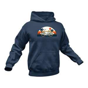Bicycle and Surf Hoodie - Gift Idea for Surfers