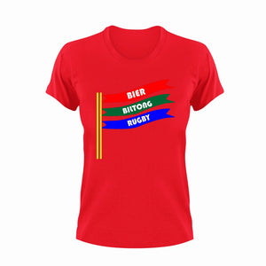 Bier Biltong Rugby Afrikaans T-Shirt