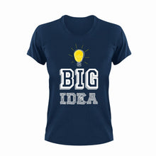 Load image into Gallery viewer, Big Idea Unisex Navy T-Shirt Gift Idea 131
