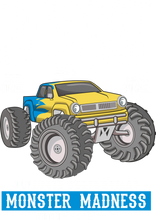 Load image into Gallery viewer, Bigfoot Monster Truck Unisex Navy T-Shirt Gift Idea 125
