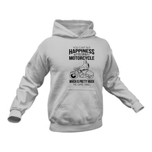 Load image into Gallery viewer, Motorbiker, Biker Gifts, Unique Gifts for Motorcycle Riders, You Can Buy Happiness with a Motorcycle Hoodie - Best Birthday Gift or Christmas Present Idea
