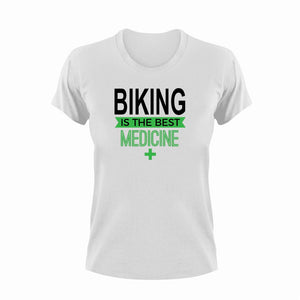 Biking is the best medicine T-Shirtbike, biker, biking, Ladies, medicine, Mens, sport, the best medicine, Unisex