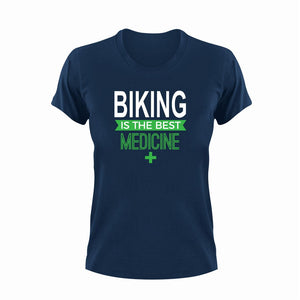 Biking is the best medicine T-Shirtbike, biker, biking, Ladies, medicine, Mens, sport, the best medicine, Unisex