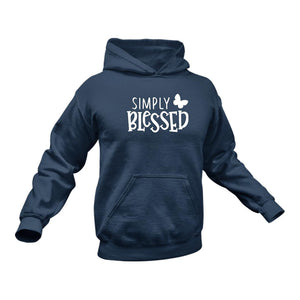 Simply Blessed Christian Hoodie - Birthday Gift or Christmas Present Idea