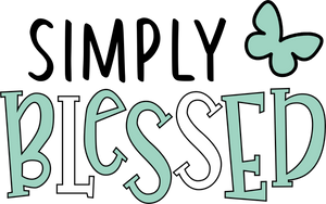 Simply Blessed Christian Hoodie - Birthday Gift or Christmas Present Idea