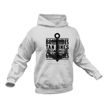 Load image into Gallery viewer, Boat Rides Tan Lines and Good Times Hoodie
