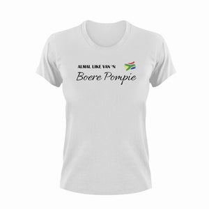 Almal Like Van N Boere Pompie Afrikaans T-Shirt