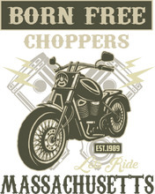 Load image into Gallery viewer, Born Free Choppers Unisex NavyT-Shirt Gift Idea 132
