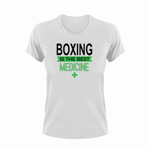 Boxing is the best medicine T-Shirtboxer, boxing, Ladies, medicine, Mens, sport, the best medicine, Unisex