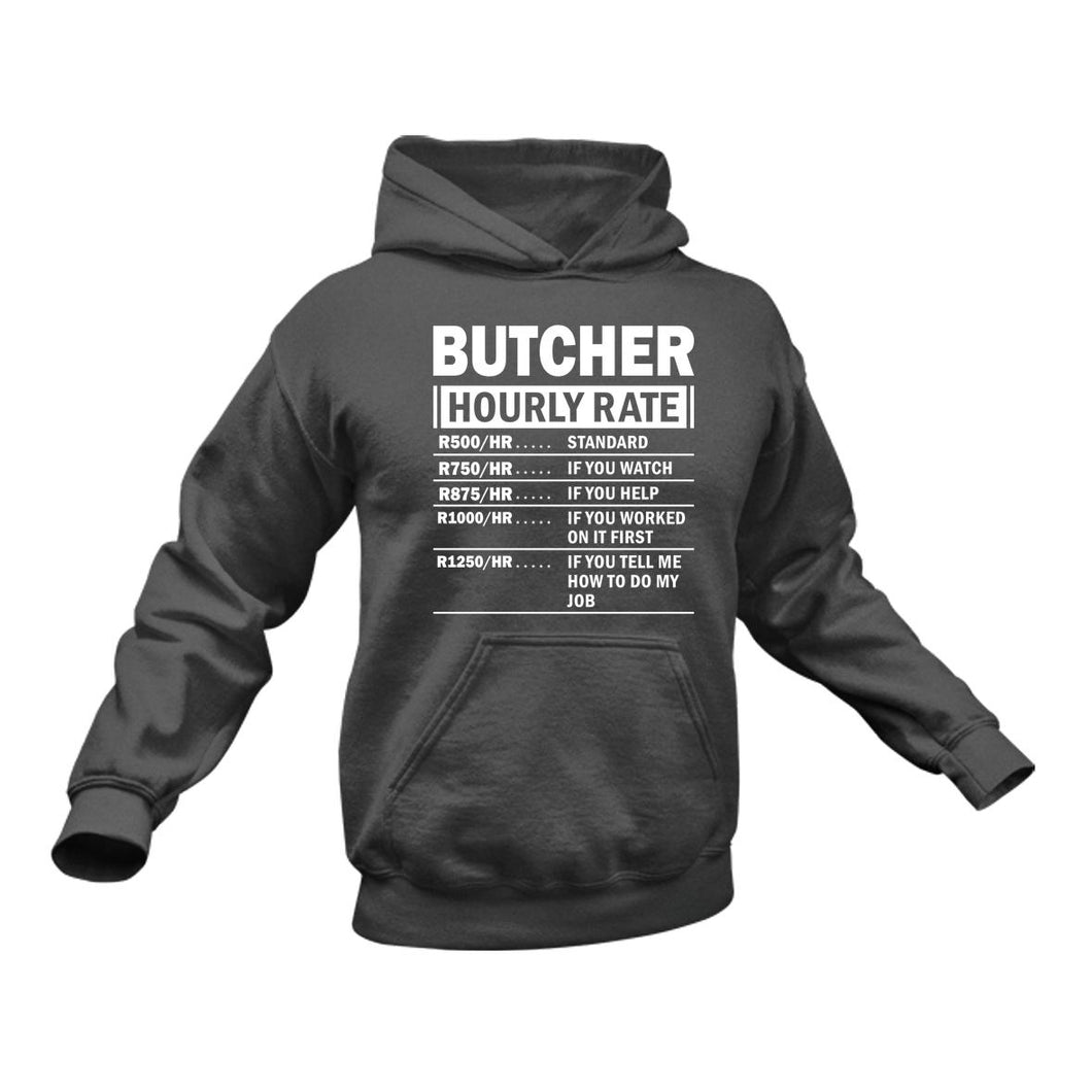Butcher Funny Hoodie - Makes a Great Gift idea for a Friend's Birthday or Christmas