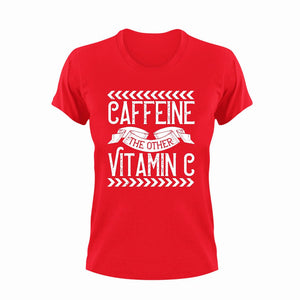 Caffeine The Other Vitamin C Funny T-Shirtcaffeine, coffee, funny, Ladies, Mens, Unisex, vitamin c