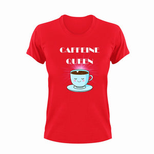 Caffeine Queen Cute T-Shirtcaffeine, caffeine queen, coffee, cute, Ladies, Mens, Unisex