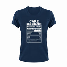 Load image into Gallery viewer, Cake Decorator Nutrition Facts Novelty T-Shirtcake, Cake Decorator, cupcakes, funny, Hourly Rate, hourly rates, Ladies, Mens, Unisex
