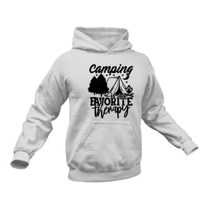Camping is my Favorite Therapy - Unique Hoodie