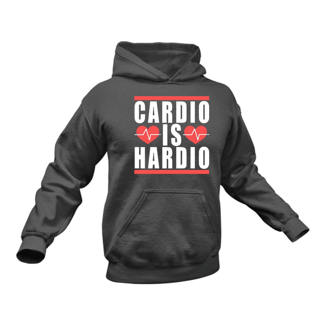 Cardio is my Hardio Cotton Hoodie, Best Gift Idea for Marathon Runners